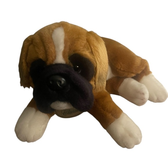 Yomiko Classics 16” Brown Boxer Puppy Plush – Russ Berrie - Picture 3 of 9
